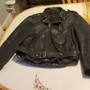 Vintage Motorcycle Leather Jacket
